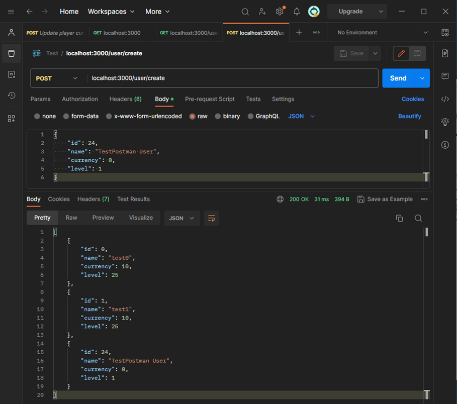 Making a REST service integrated with MongoDB, Node.js, and Unity