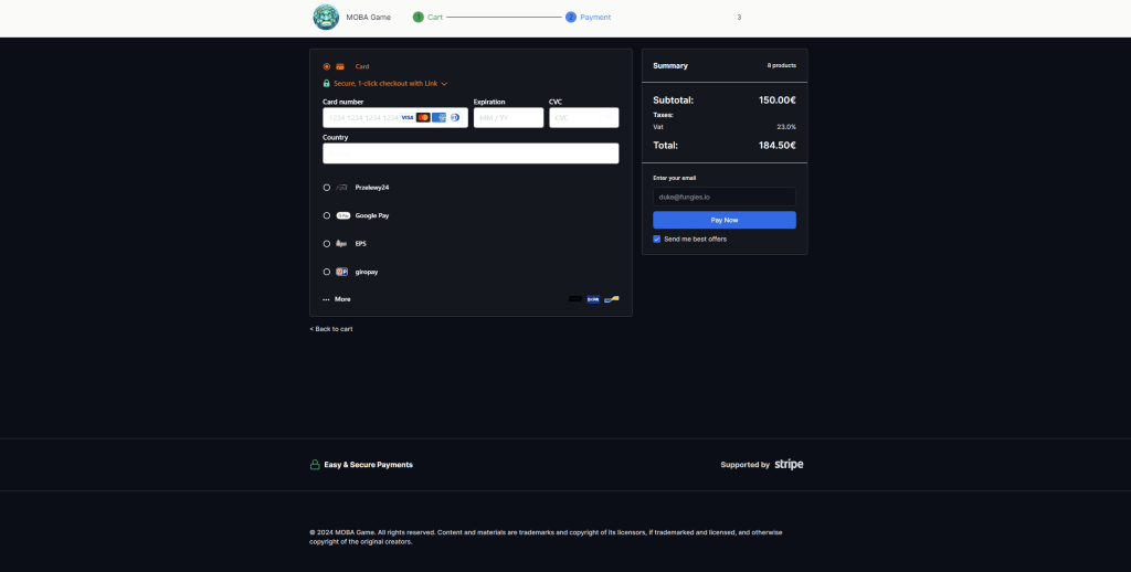 Efficient Web Store Creation for Mobile Games with Fungies.io