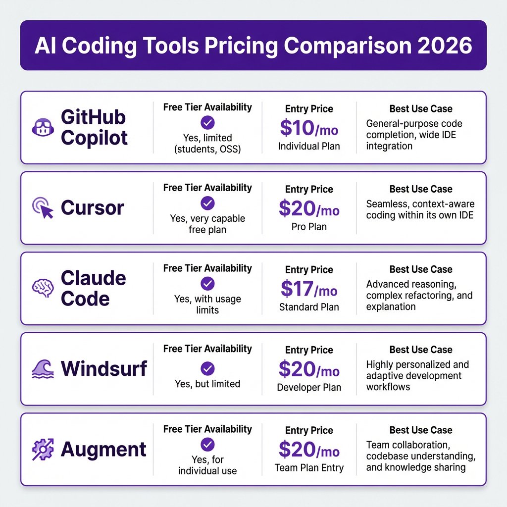 10 Best AI Coding Tools in 2026: Complete Comparison with Real Pricing