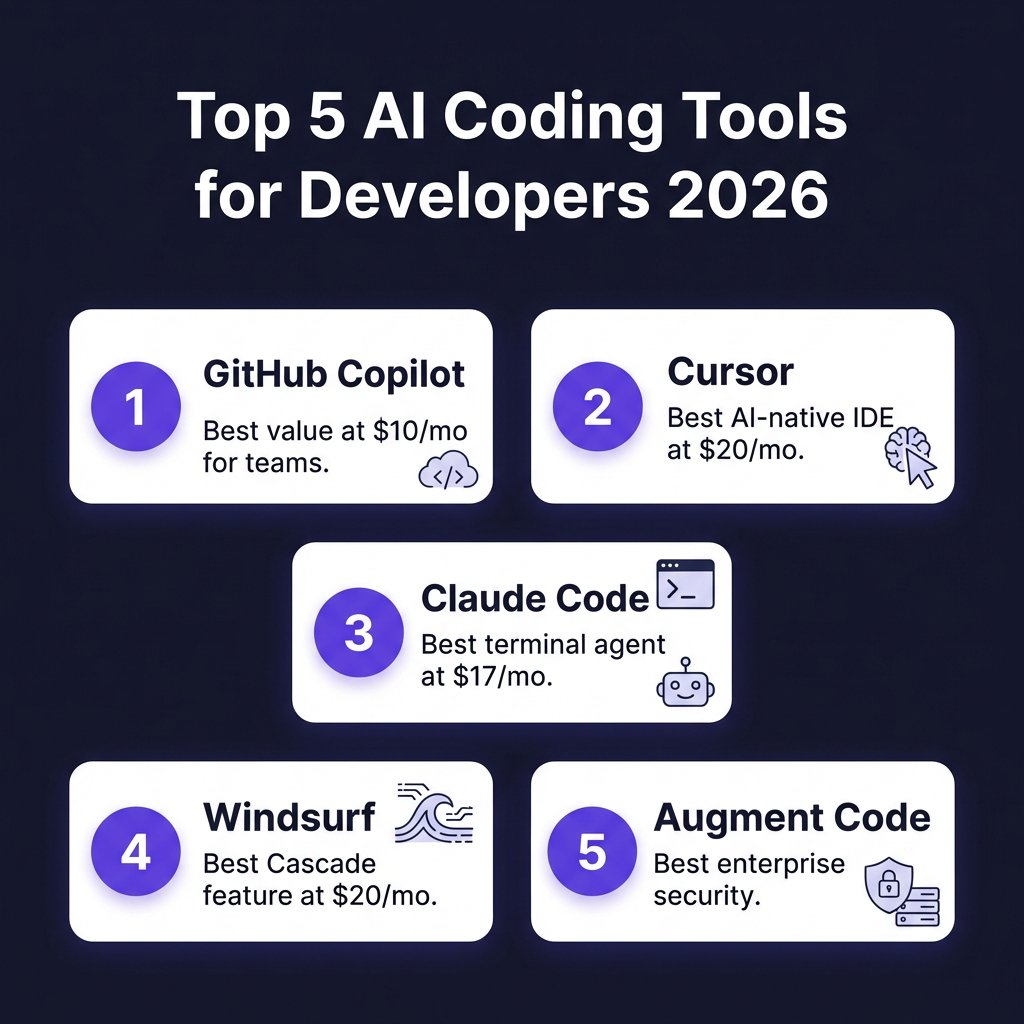 10 Best AI Coding Tools in 2026: Complete Comparison with Real Pricing