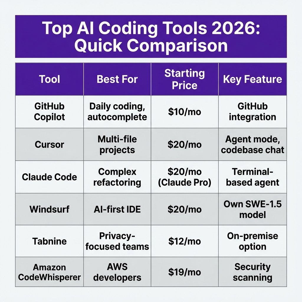10 Best AI Tools for Developer Productivity in 2026 (Tested & Ranked)