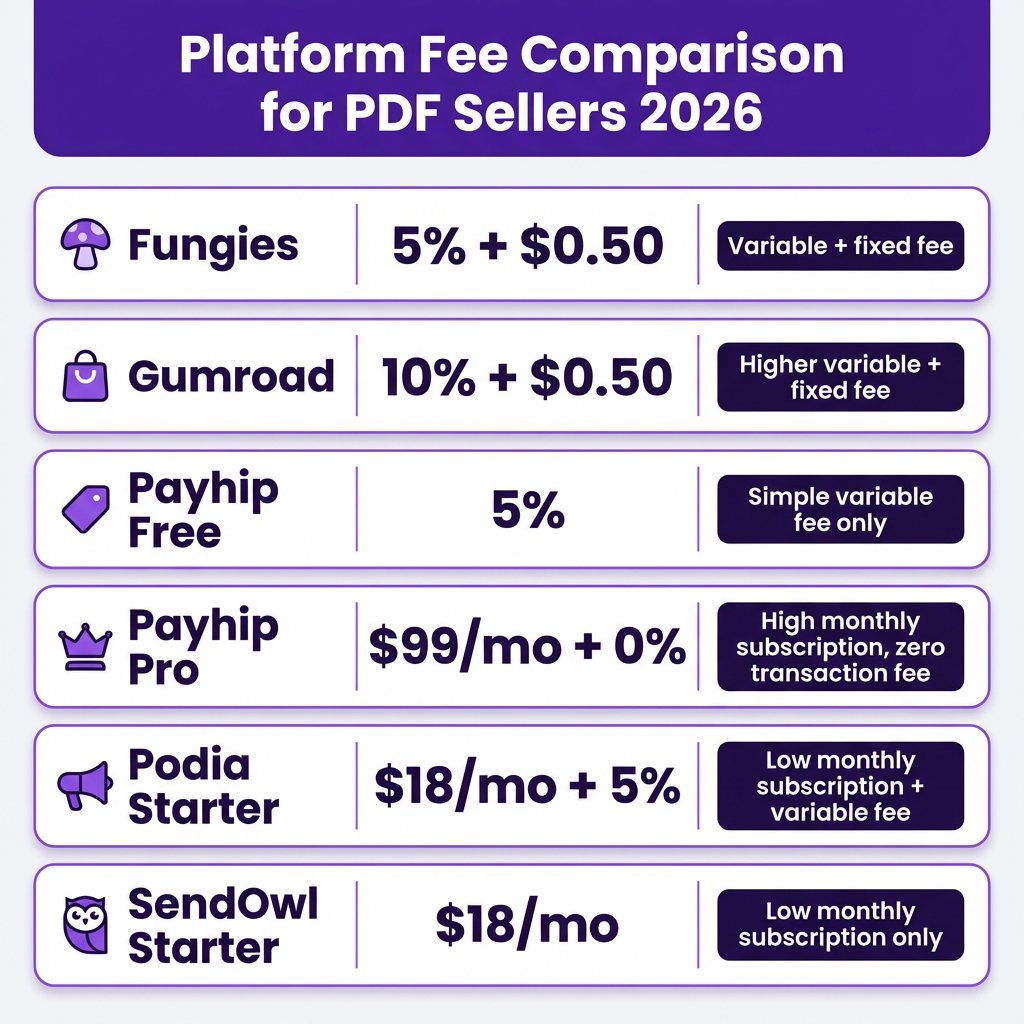 10 Best Platforms to Sell PDFs Online in 2026: Complete Comparison