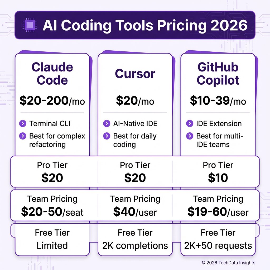 Claude Code vs Cursor vs GitHub Copilot: The Complete 2026 Comparison