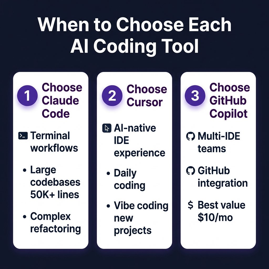 Claude Code vs Cursor vs GitHub Copilot: The Complete 2026 Comparison