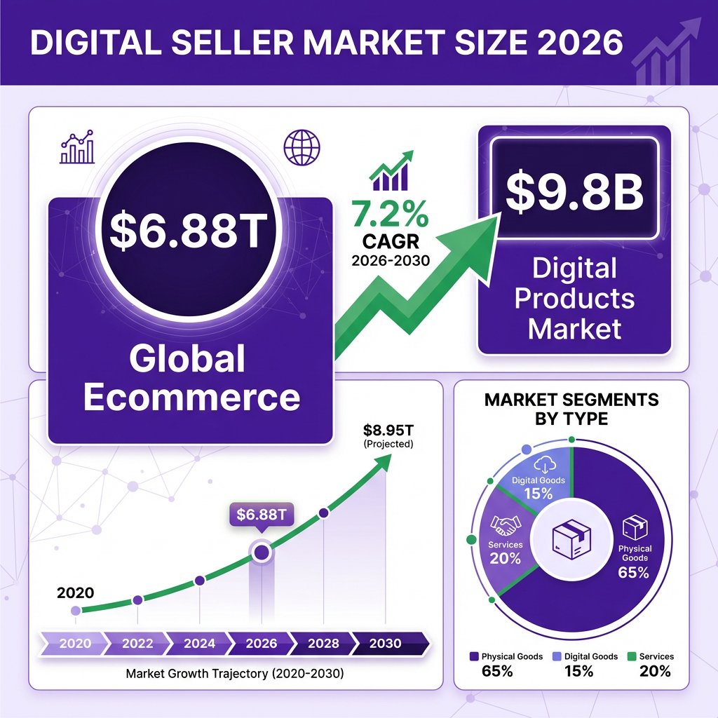 Digital Seller Market 2026: The Complete Industry Analysis with Data, Trends and Forecasts
