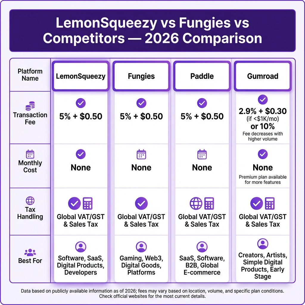 Best LemonSqueezy Alternatives for 2026: Complete Comparison Guide