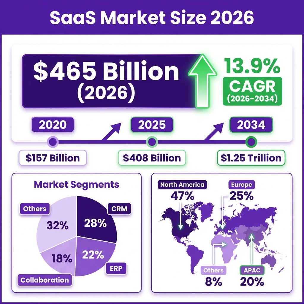 SaaS Market: The Complete 2026 Market Analysis with Data, Trends & Predictions