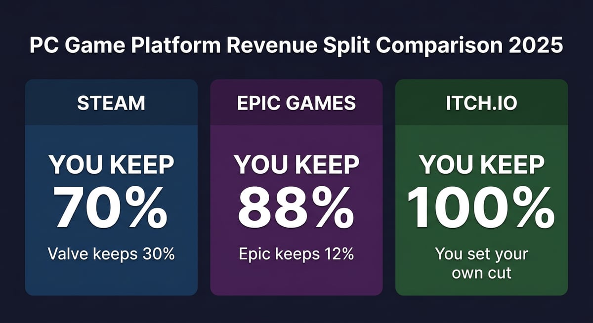 7 Best Platforms to Sell Your PC Game in 2025: Steam vs Epic vs Alternatives