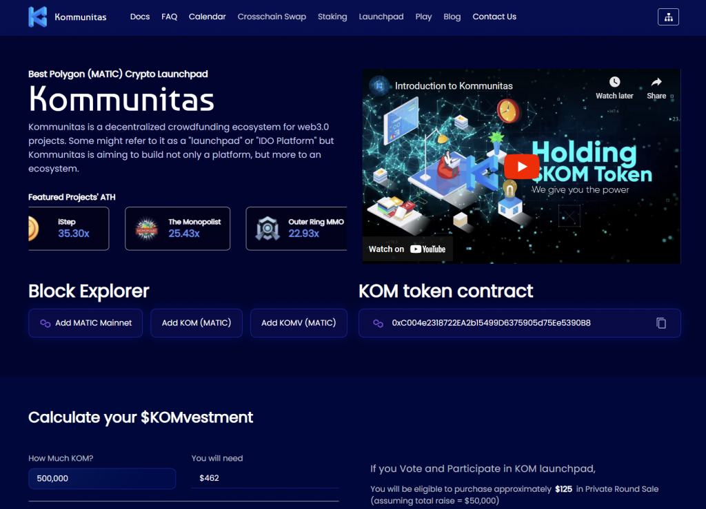 Kommunitas - A launchpad for all verticals