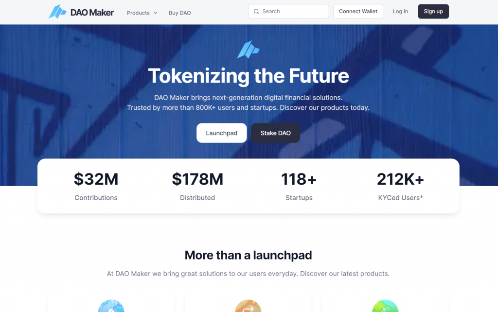 DAOMaker already had $32 MLN in contributions from investors all around the world. You'll have to KYC though.