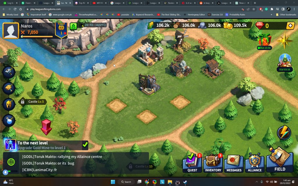 In League of Kingdoms you can buy lands with $LOKA token.