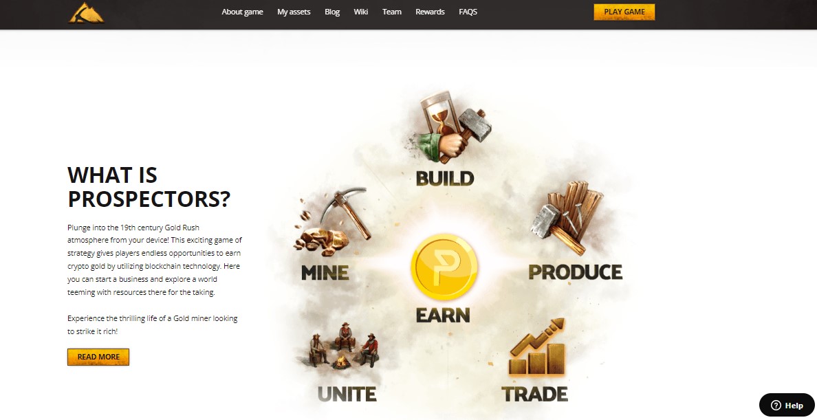 Prospectors.io: A Blockchain-Based Game for Gold Miners