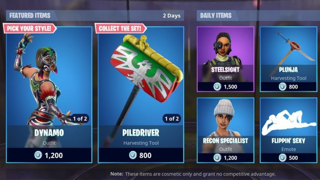 In Fortnite - you could customize your characters with skins and weapons, paying real money for V-Bucks - a virtual currency ingame.