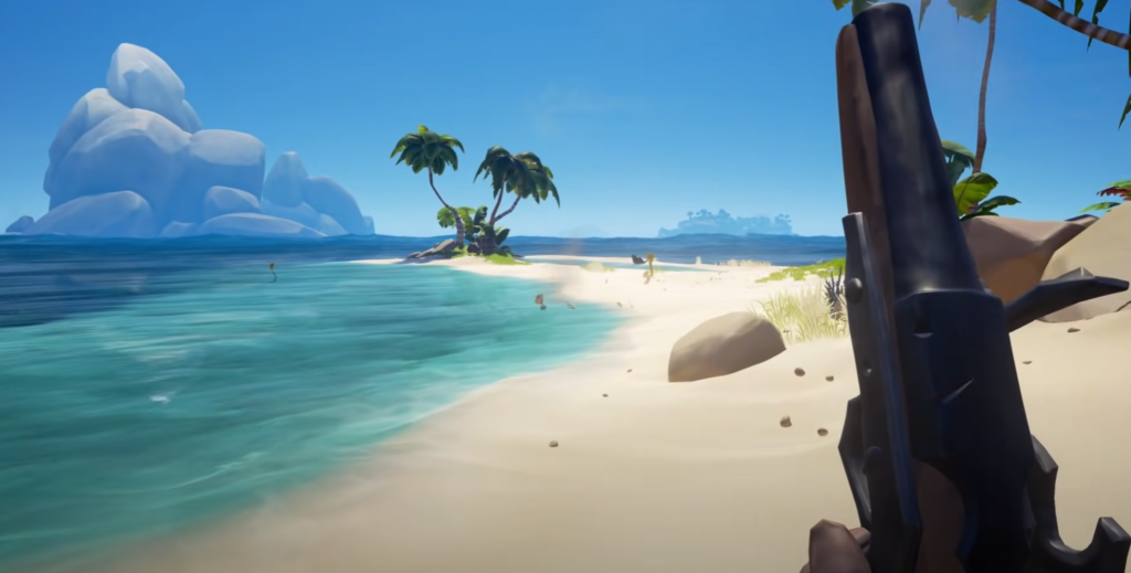 In Sea of Thieves you act as the ship's commander and plunder islands 