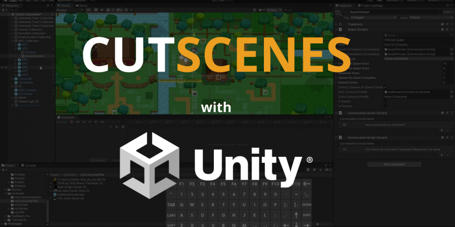 How to create cutscenes with Unity