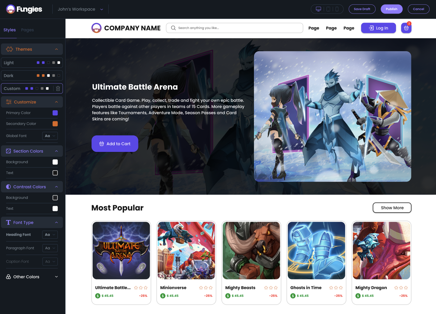 How To Create A Game Website? Website Builder For Gamers