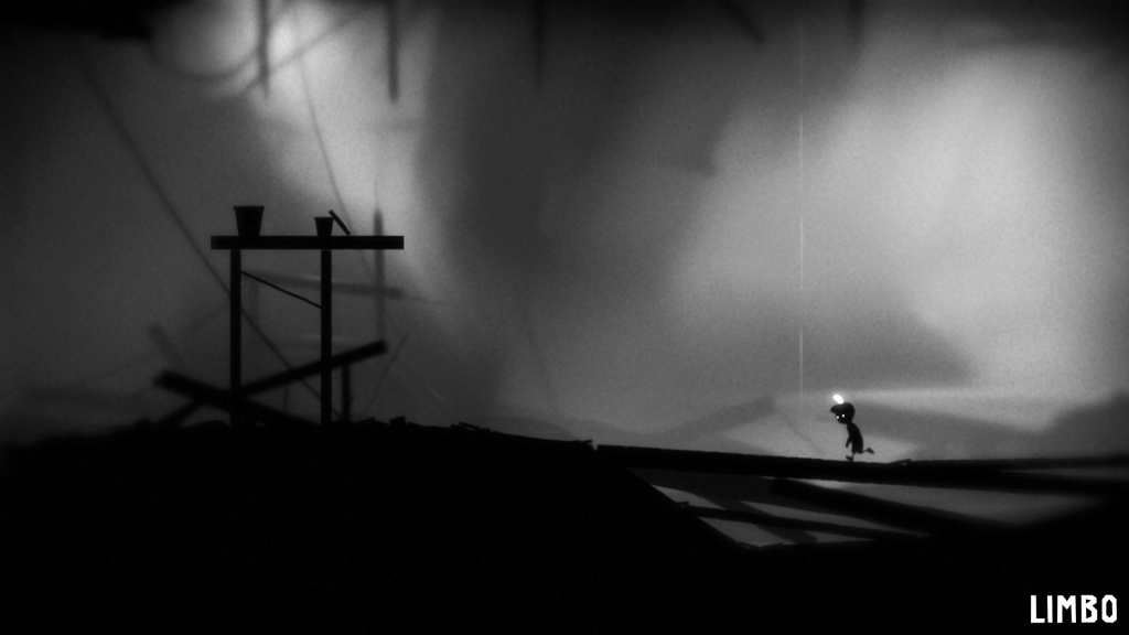 Screenshot from the indie game Limbo