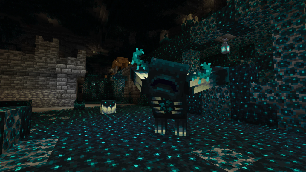 Screenshot from the indie game Minecraft.