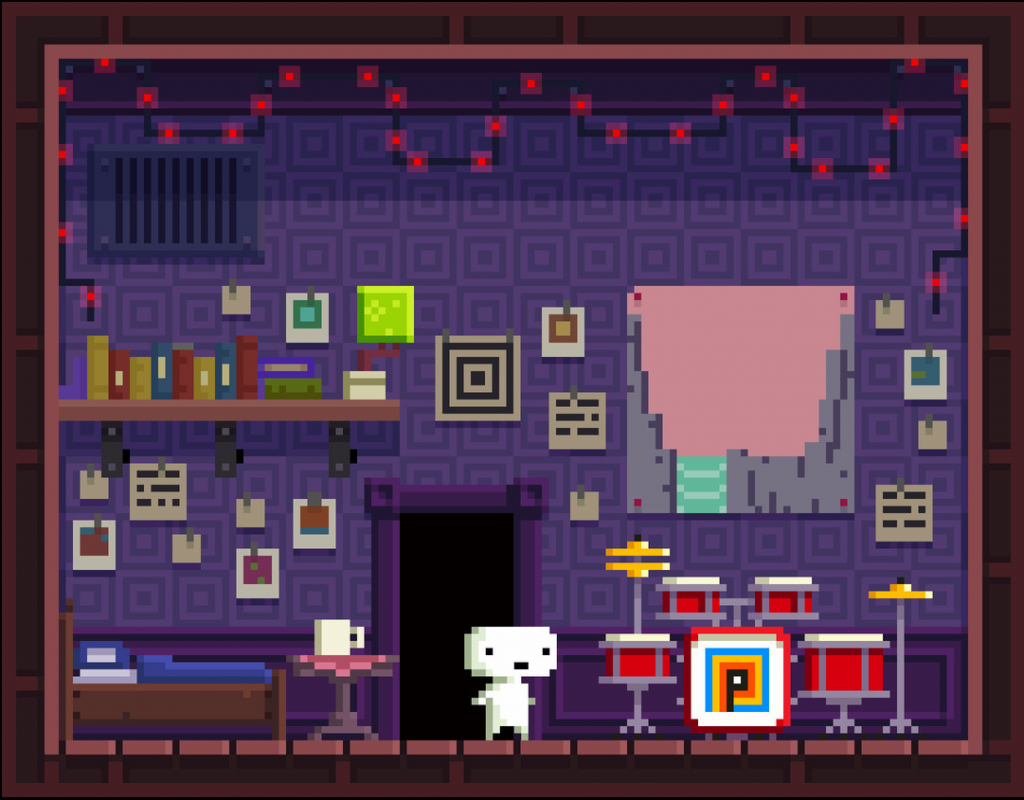 Screenshot from the indie game Fez