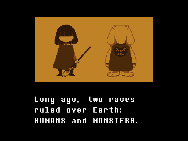 Screenshot from the indie game Undertale