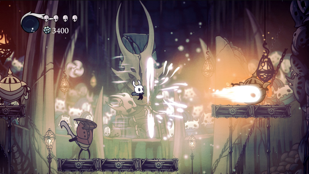 Captura de tela do jogo Hollow Knight