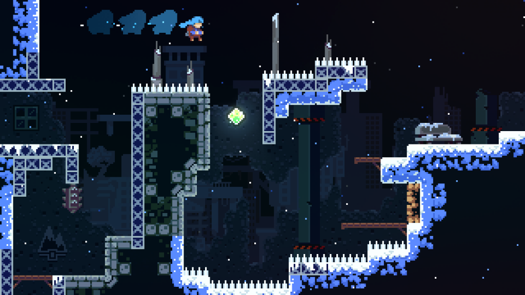 Screenshot from the indie game Celeste