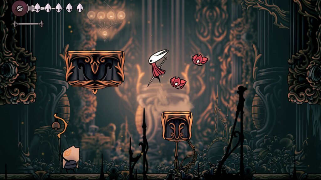 Screenshot from the upcoming game Hollow Knight: Silksong