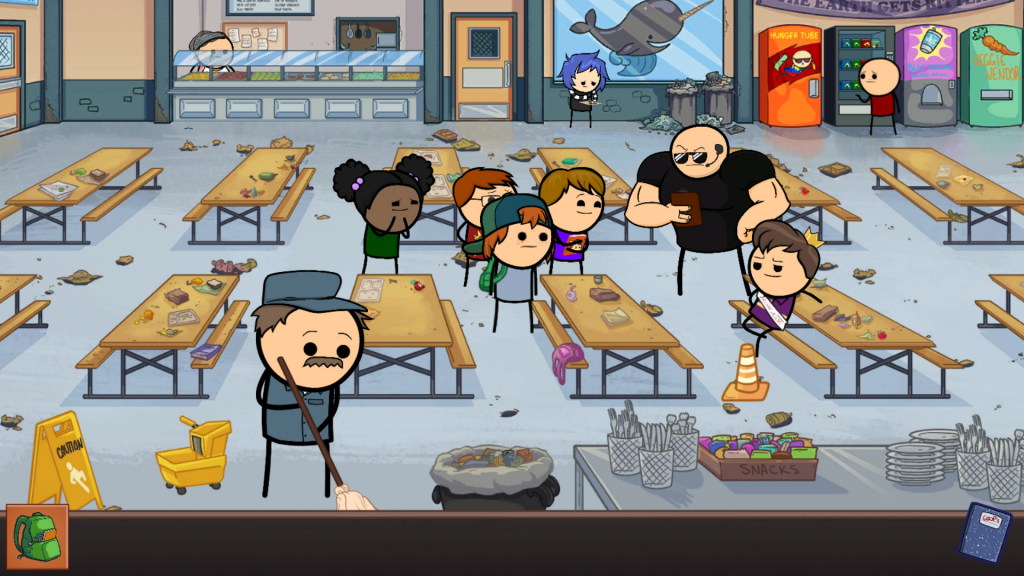 Screenshot from the game Cyanide & Happiness - Freakpocalypse