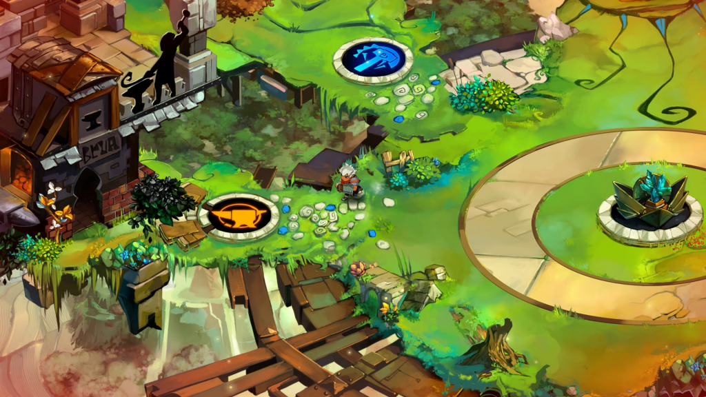 Screenshot from the game Bastion
