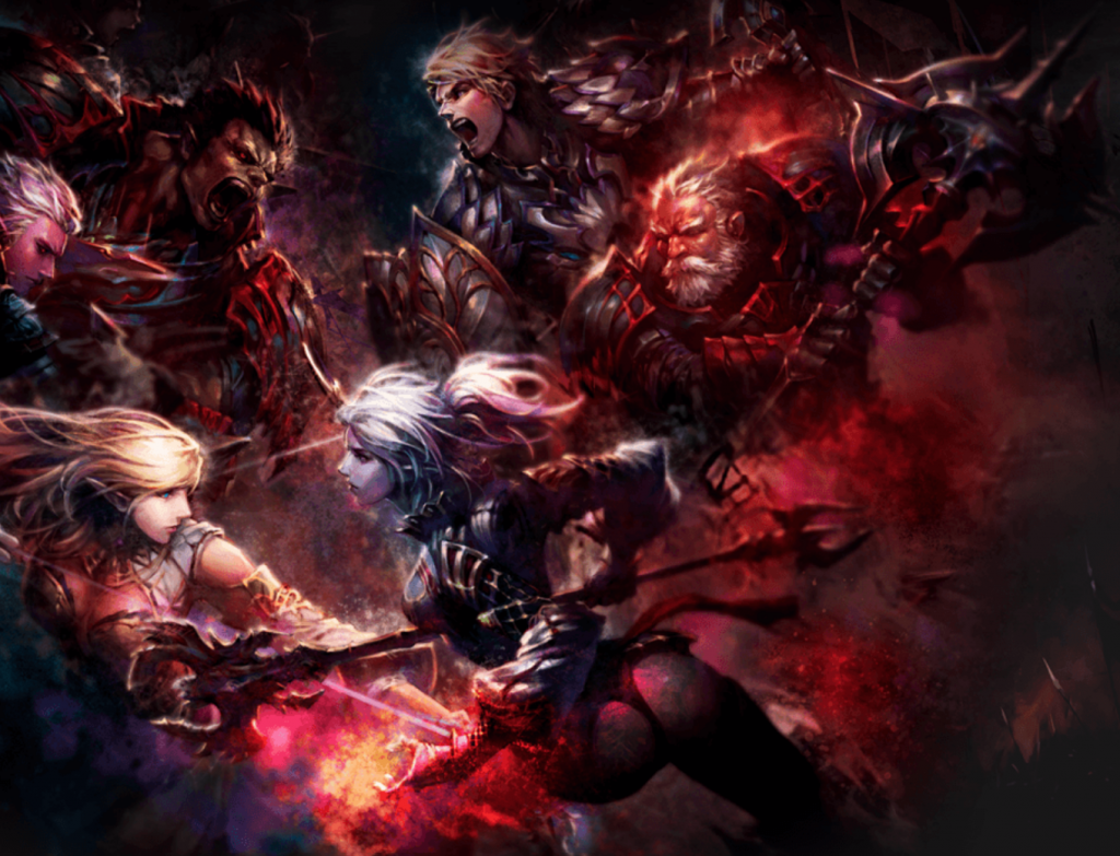 Promotional material from Lineage 2