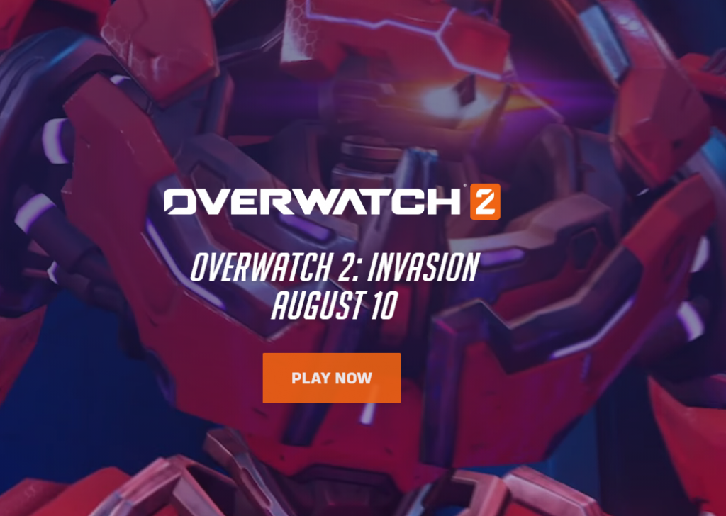 Overwatch 2 orange CTA button