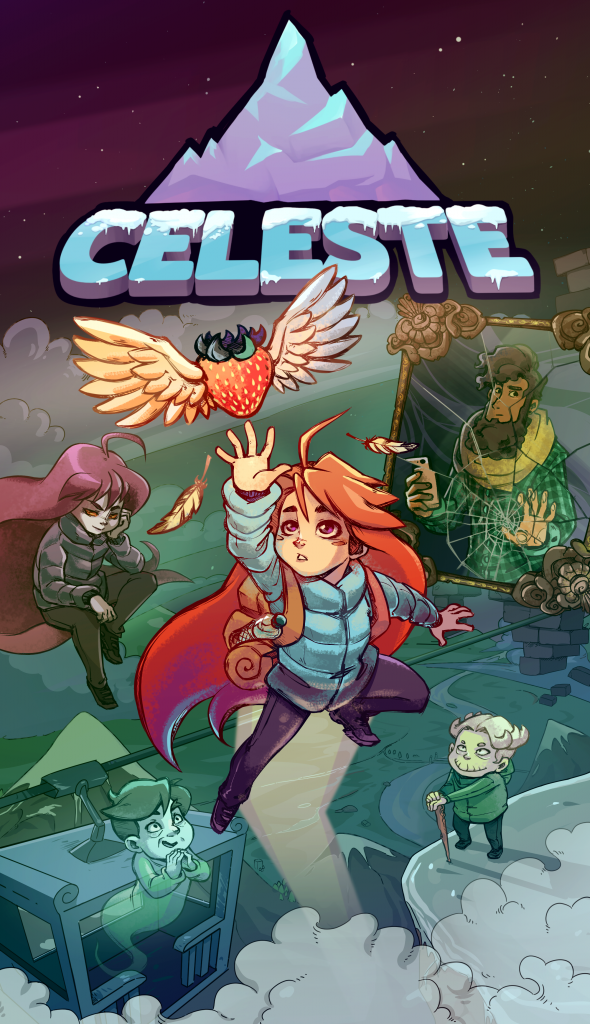 The logo of Celeste a huge game funding success