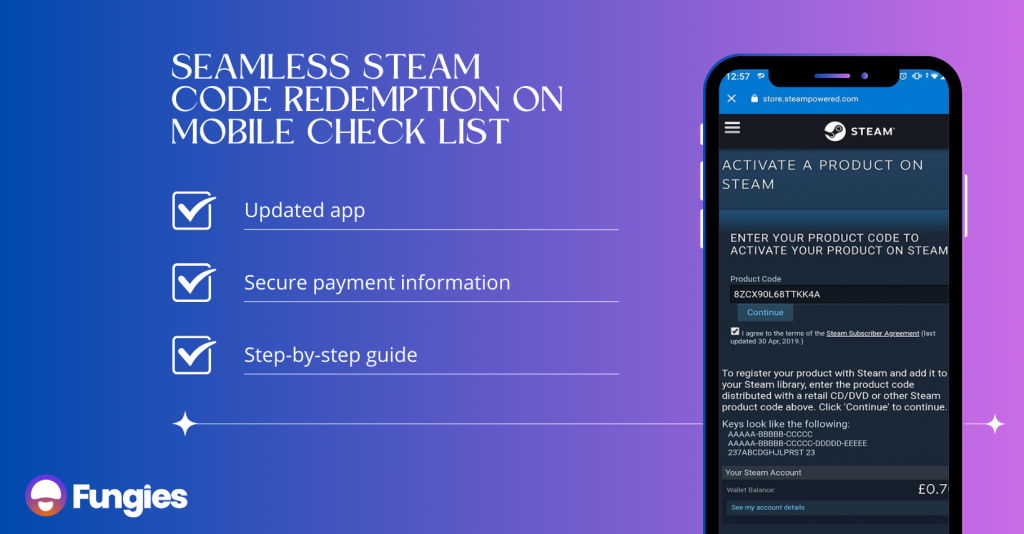 A Checklist for Seamless Steam Codes Redemption on Mobile