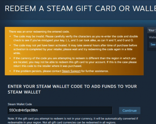 Steam Support :: Where to buy Steam Wallet Codes