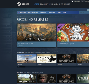 Steam wishlist for indie game