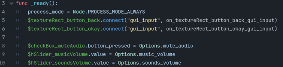 Function "_ready" of script "optionsMenu.gd"