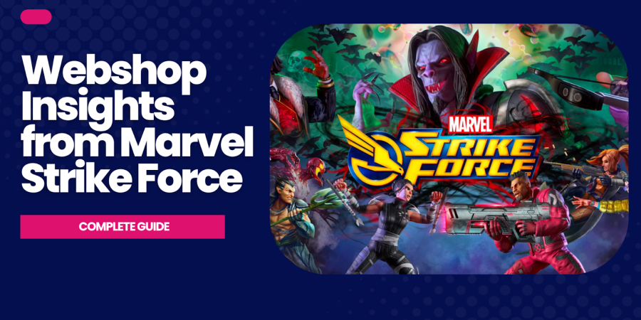 Discover how Marvel Strike Force boosts revenue with its webshop. Learn best practices and elevate your own game store with expert insights.