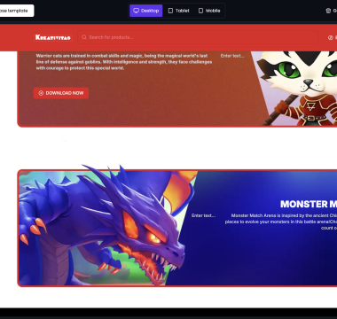Free Game Website Builder