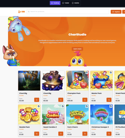 Best Web Shop for Mobile Games