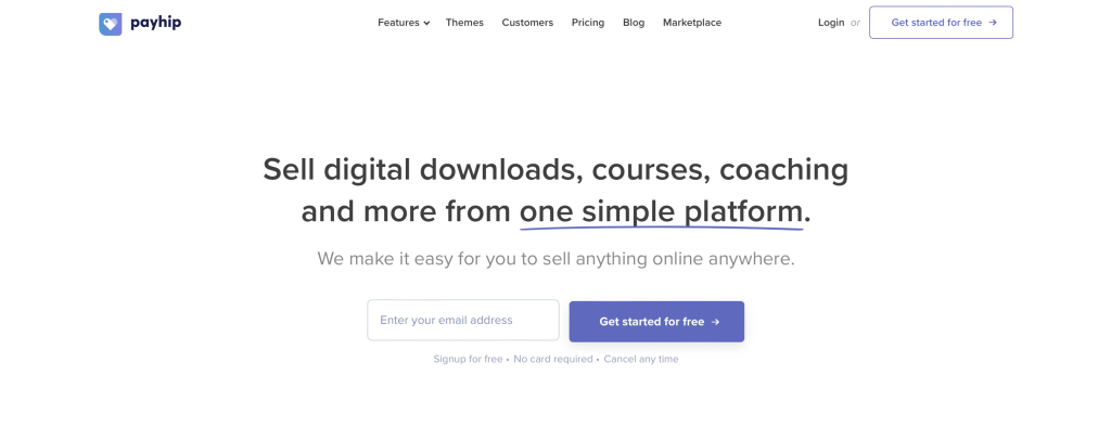 Payhip - Platform To Sell Digital Files For Free