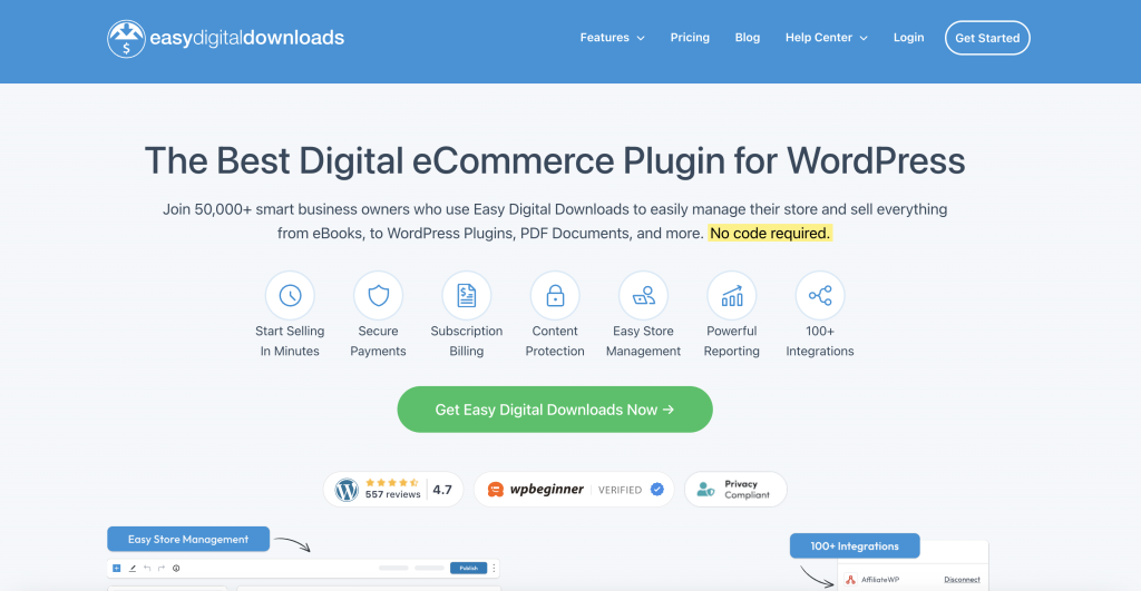 Easy Digital Downloads – Best WordPress eCommerce Solution for Selling Digital Products