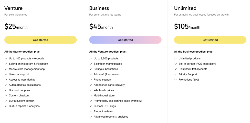 Ecwid Pricing