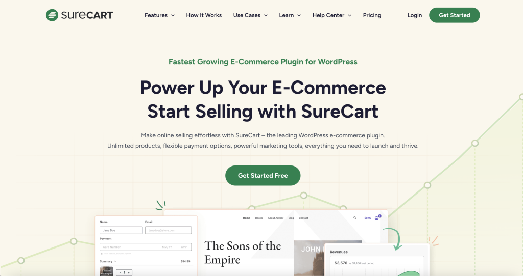 SureCart – Best Headless eCommerce Platform for Selling Digital Products on WordPress