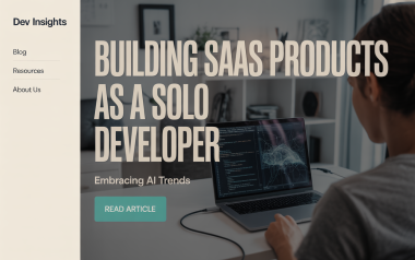 Building SaaS Products as a Solo Developer: Embracing AI Trends