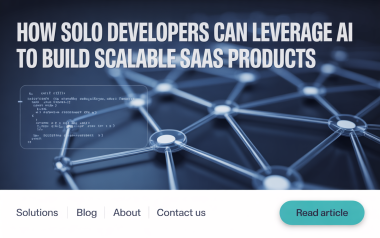 How Solo Developers Can Leverage AI to Build Scalable SaaS Products