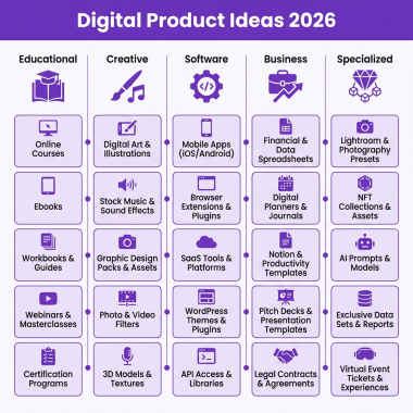 25 Digital Product Ideas to Sell Online in 2026: High-Margin Opportunities
