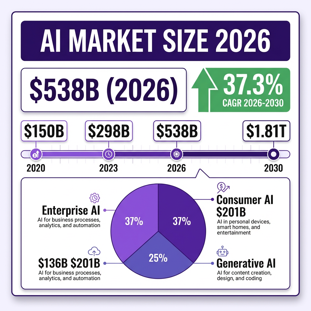 AI Market 2026: The Complete Industry Analysis with Data, Trends and Forecasts