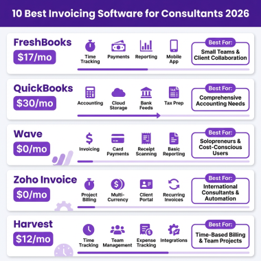 10 Best Invoicing Software for Consultants in 2026: Complete Comparison Guide