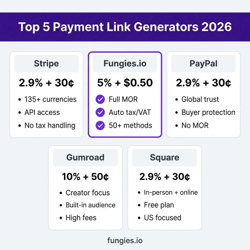 10 Best Payment Link Generators for SaaS and Digital Products in 2026