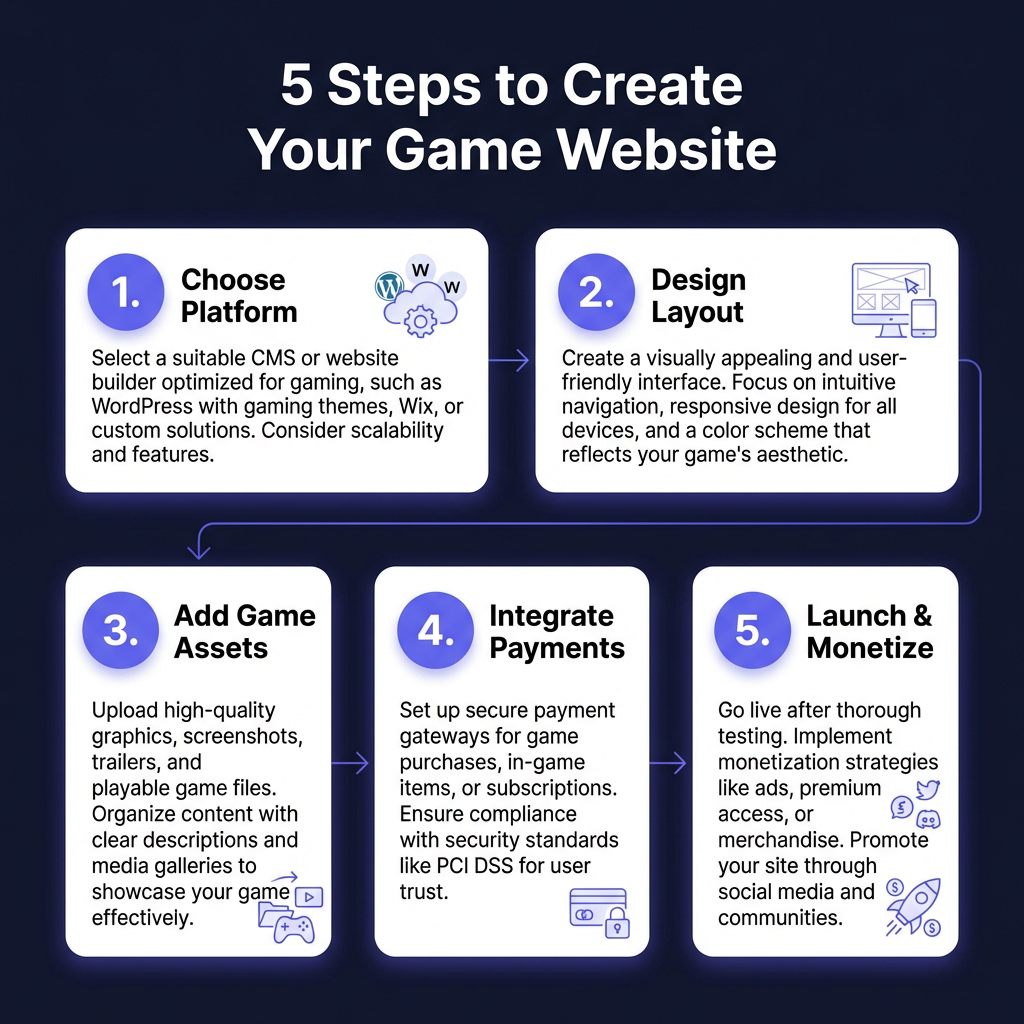 How to Create A Game Website — Complete Guide 2026